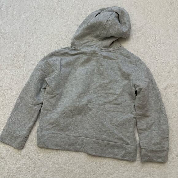 Girl's Grey Logo Hoodie sz 7 (s) Back to School Clothes - Picture 6 of 6